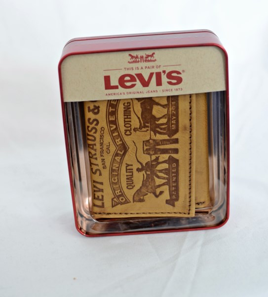 Levi’s Two Horse Cognac Trifold Leather Wallet